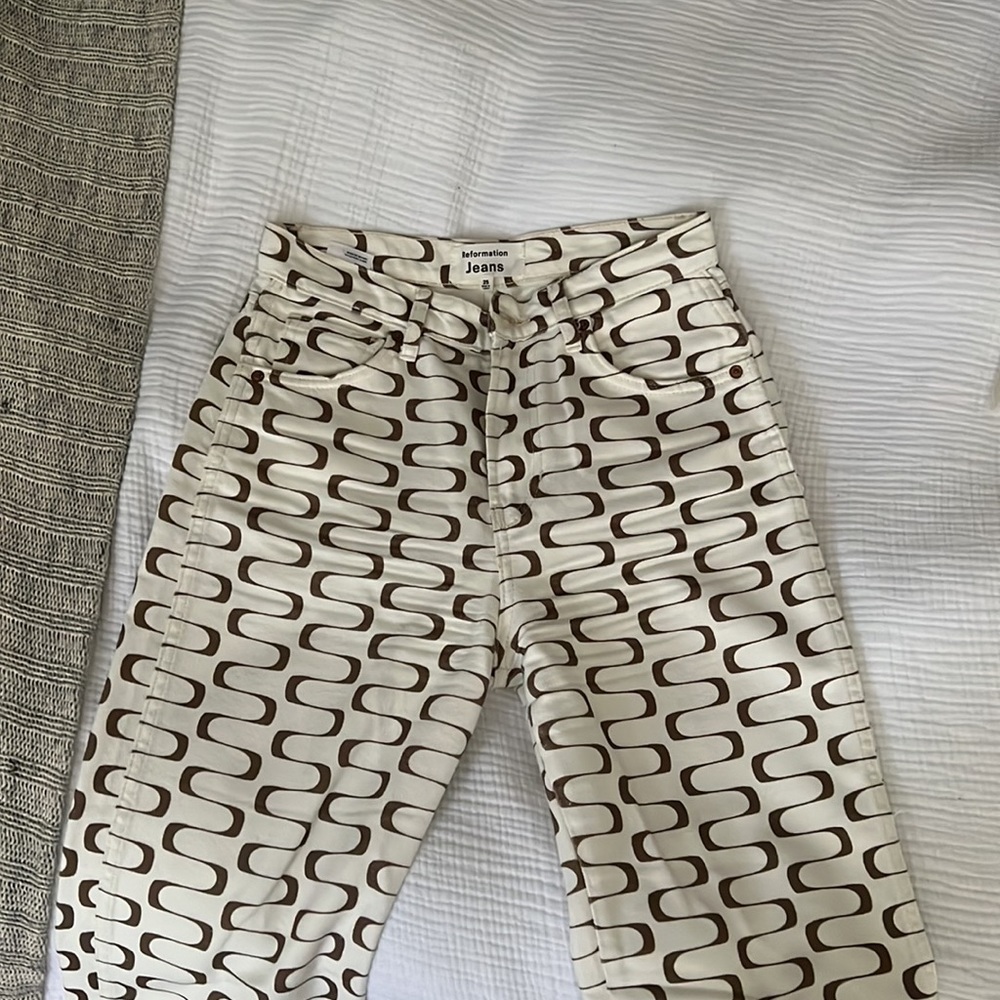 Reformation Mod High Rise Straight Jeans - Picture 3 of 3
